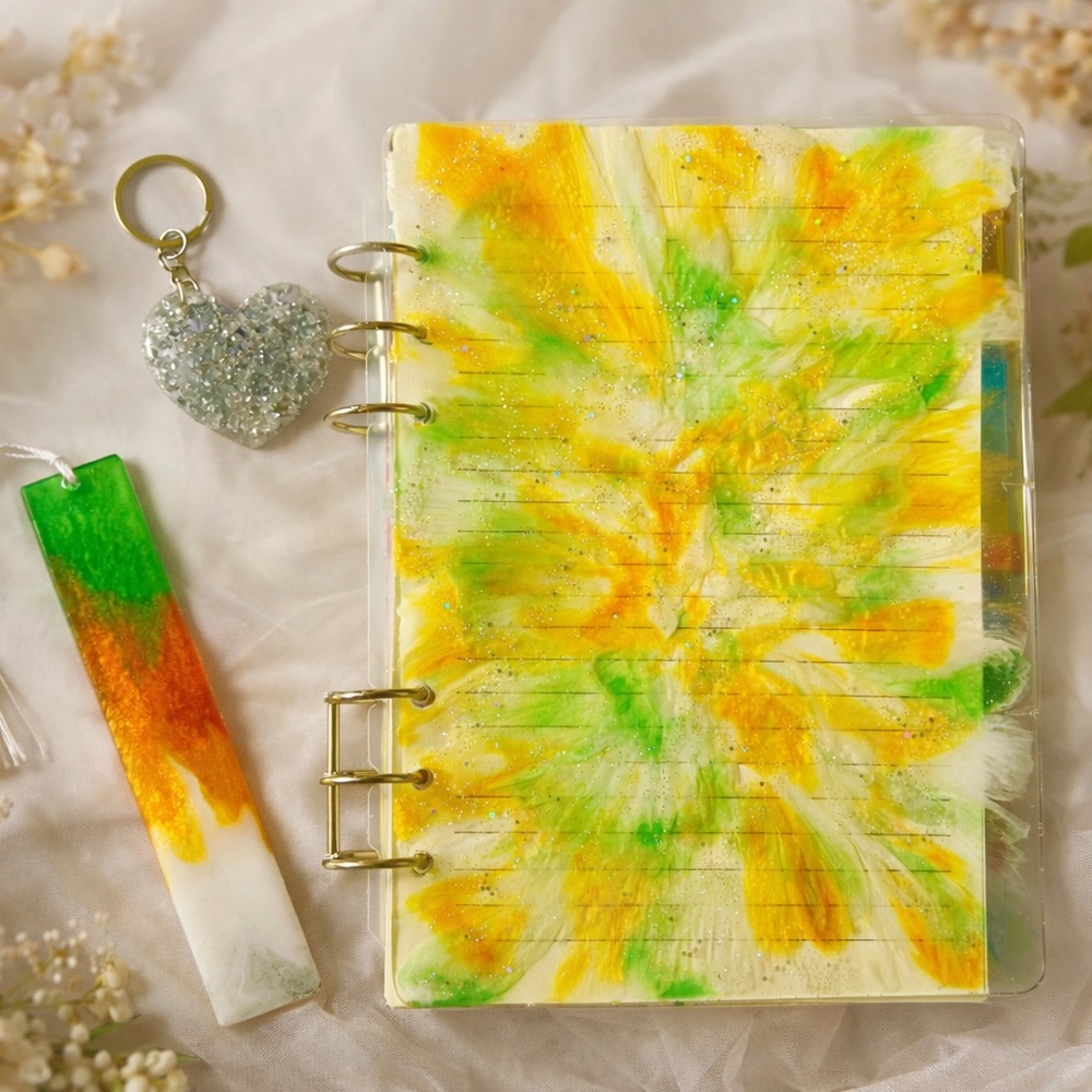 Personalized Resin A5 Notebook Set – Journal